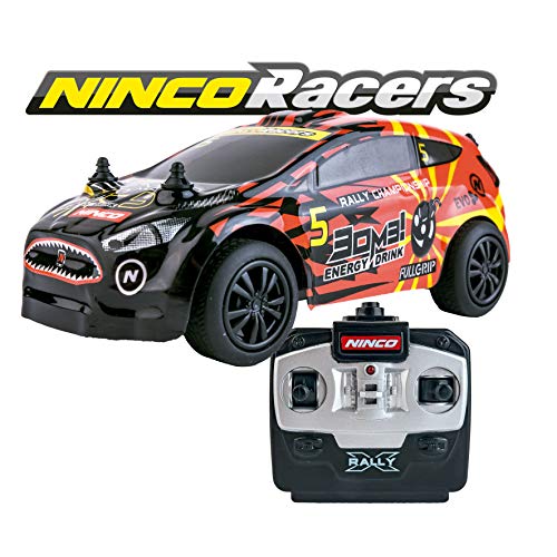 Ninco - X Rally Bomb Fernbedienung auf Maßstab 1/30 | bis zu 12 km Geschwindigkeit | Auto Funksteuerung mit Fernbedienung 2,4 GHz | 6 Jahre (NH93142) von Ninco