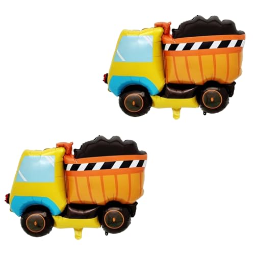 Nine San 2 Stück Groß Truck Luftballon Lastwagen Folienballon Baustelle Baufahrzeuge Mylar Ballon LKW Lieferungen Bau Party Nine San 2 Stück Groß Truck Luftballon Lastwagen Folienballon Baustelle Baufahrzeuge Mylar Ballon LKW Lieferungen Bau Party von Nine san