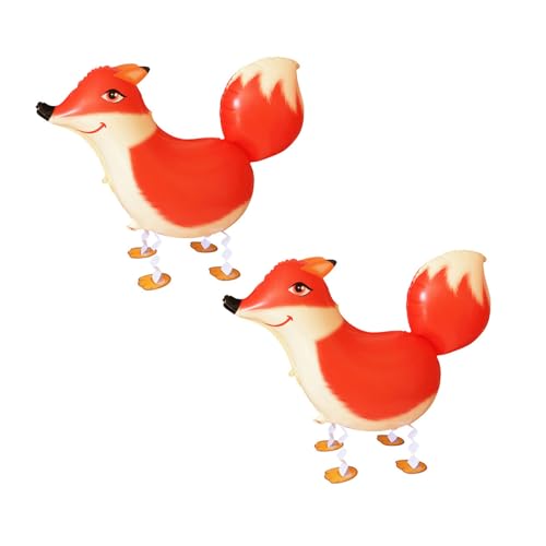 Nine San 2 Stück Fuchs Folienballon Airwalker Fuchs Luftballon Walking Fuchluftballon Air Walker Fox Herbst Geschenk Party Dekoration Nine San 2 Stück Fuchs Folienballon Airwalker Fuchs Luftballon Walking Fuchluftballon Air Walker Fox Herbst Geschenk Party Dekoration von Nine san