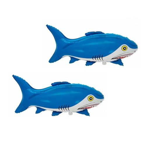 Nine San 2 Stück Groß Hai Luftballon Blau Riesen Shark Folienballon Helium Meerestiere Ballon Ozean Thema Party Kindergeburtstag(45 * 79cm) Nine San 2 Stück Groß Hai Luftballon Blau Riesen Shark Folienballon Helium Meerestiere Ballon Ozean Thema Party Kindergeburtstag(45 * 79cm) von Nine san