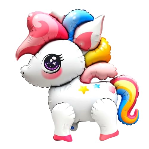 Nine San 3D Einhorn Luftballons Rainbow Unicorn Folienballon Stehend Geschenk Einhornballon Kinder Dschungel Einhornparty Deko Nine San 3D Einhorn Luftballons Rainbow Unicorn Folienballon Stehend Geschenk Einhornballon Kinder Dschungel Einhornparty Deko von Nine san