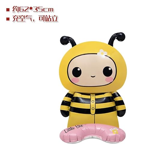 Nine San Stehend Biene Luftballons Bienen Folienballon Bien Helium Ballon bienenballon Babyshower Geburtstag Party Deko Nine San Stehend Biene Luftballons Bienen Folienballon Bien Helium Ballon bienenballon Babyshower Geburtstag Party Deko von Nine san