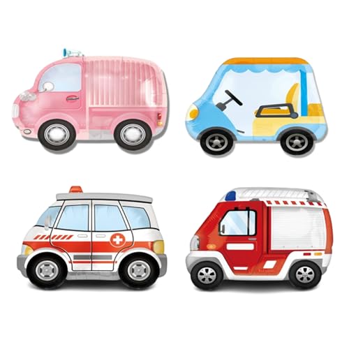 Nine San Verkehr Fahrzeuge Luftballons Feuerwehrauto Ballon Van Krankenwagen Folienballon Lastwagen Transportballons Auto Party Deko 4 Stück Nine San Verkehr Fahrzeuge Luftballons Feuerwehrauto Ballon Van Krankenwagen Folienballon Lastwagen Transportballons Auto Party Deko 4 Stück von Nine san