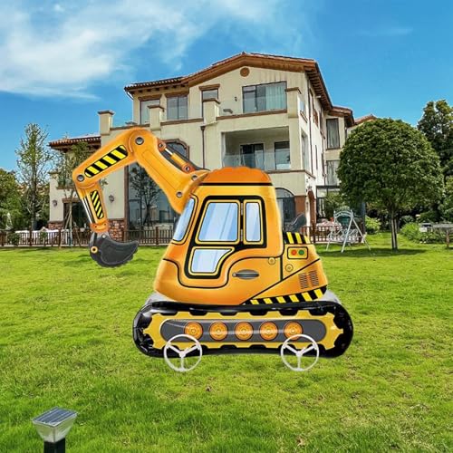 Nine San Walking Digger Luftballons Stehend Excavator Folienballon with Wheels Bagger Walker Diggerballon Party Geburtstag Deko Nine San Walking Digger Luftballons Stehend Excavator Folienballon with Wheels Bagger Walker Diggerballon Party Geburtstag Deko von Nine san