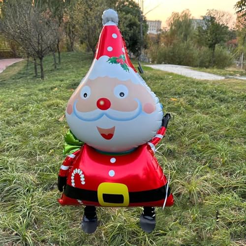 Nine San 2 Stücke Walking Weihnachtsmann Folienballons Airwalker Santa Weihnachten Luftballons Airwalk Weihnachts Party Deko Nine San 2 Stücke Walking Weihnachtsmann Folienballons Airwalker Santa Weihnachten Luftballons Airwalk Weihnachts Party Deko von Nine san