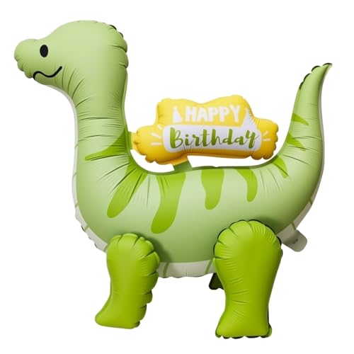 Nine San XXL Dino Happy Birthday Luftballon 3D Green Dinosaurier Folienballon Geburtstag Stehend Dinoballon Kinder Dschungel Dinoparty Deko Nine San XXL Dino Happy Birthday Luftballon 3D Green Dinosaurier Folienballon Geburtstag Stehend Dinoballon Kinder Dschungel Dinoparty Deko von Nine san