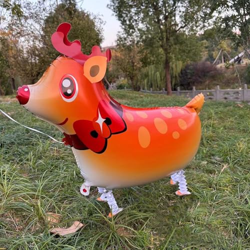 2 Stücke Nine san Walking Elch Weihnachten Folienballons Airwalker Reh Christmas Luftballons Airwalk Weihnachts Reindeer Party Deko 2 Stücke Nine san Walking Elch Weihnachten Folienballons Airwalker Reh Christmas Luftballons Airwalk Weihnachts Reindeer Party Deko von Nine san
