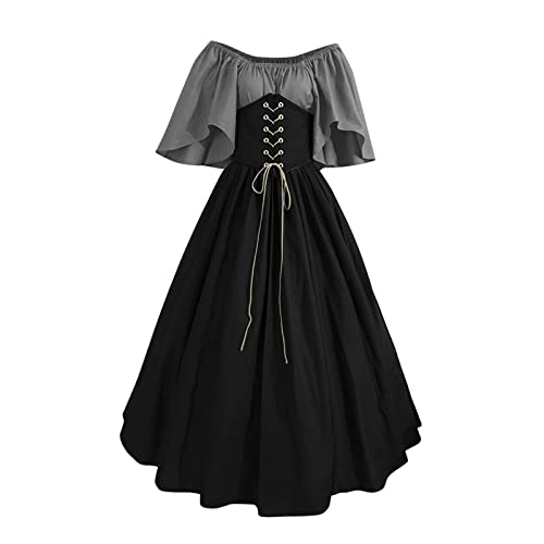 Gothic Kleid Mittelalter Kostüm Frauen Renaissance Mittelalter Maxi Gothic Party Kleid Kostüme Bowknot Kleid Kostüm 2024 Prinzessin Halloween Kostüm für Retro Court Vampir Cocktail Oversized Geschenke Gothic Kleid Mittelalter Kostüm Frauen Renaissance Mittelalter Maxi Gothic Party Kleid Kostüme Bowknot Kleid Kostüm 2024 Prinzessin Halloween Kostüm für Retro Court Vampir Cocktail Oversized Geschenke von Ninedayx