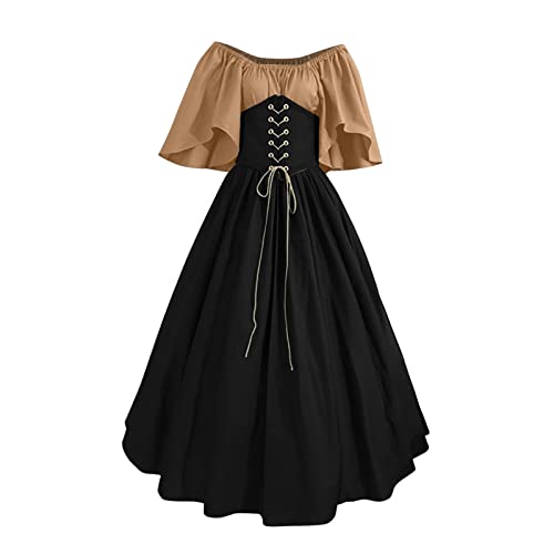 Ninedayx Gothic Kleid Halloween Mittelalter Kostüm Gothic Kostüme Dunkel Vintage Für Ärmel Kostüm Engel Kostüm Spitze Frauen Kostüm Ausgestellt Chiffon Frauen Mittelalter Halloween Damen Steampunk Ninedayx Gothic Kleid Halloween Mittelalter Kostüm Gothic Kostüme Dunkel Vintage Für Ärmel Kostüm Engel Kostüm Spitze Frauen Kostüm Ausgestellt Chiffon Frauen Mittelalter Halloween Damen Steampunk von Ninedayx