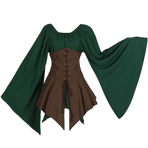 Ninedayx Gothic Kleid für Mittelalter Cosplay Kleid Korsett Steampunk Kostüme Spitzenkleid Kostüm 2024 Mittelalterliches dunkles Halloween-Kostüm Übergröße Kalter Engel Kostüm Kleidung Schulterkleid Ninedayx Gothic Kleid für Mittelalter Cosplay Kleid Korsett Steampunk Kostüme Spitzenkleid Kostüm 2024 Mittelalterliches dunkles Halloween-Kostüm Übergröße Kalter Engel Kostüm Kleidung Schulterkleid von Ninedayx
