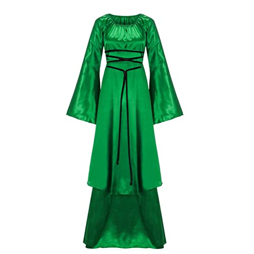 Ninedayx Hexen-Halloween-Kostüm für Damen, Hexen-Outfit, Renaissance-Kostüm, Mittelalter-Kostüm, viktorianisch, Cosplay-Kleid, Rokoko-Palast-Maskerade, Spitzenband vorne, Vintage-Stil 2024 Ninedayx Hexen-Halloween-Kostüm für Damen, Hexen-Outfit, Renaissance-Kostüm, Mittelalter-Kostüm, viktorianisch, Cosplay-Kleid, Rokoko-Palast-Maskerade, Spitzenband vorne, Vintage-Stil 2024 von Ninedayx