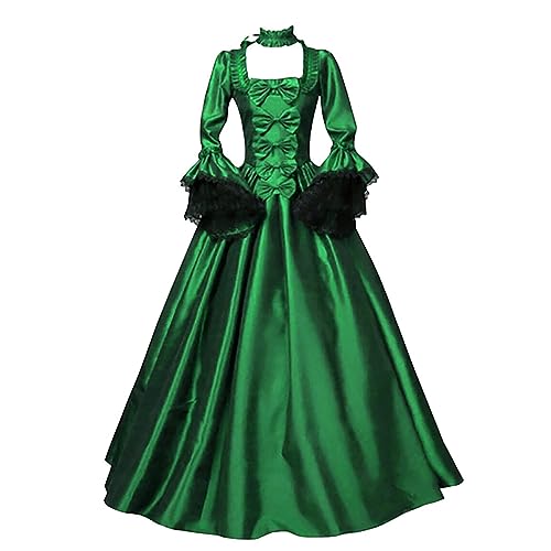 Viktorianisches Kleid für Damen, Renaissance-Kostüm, Halloween, Hof, Damen, Schleife, Retro, übergroßes Kleid, mittelalterliches Prinzessinnen-Maxi-Kostüm, Damenkleid, Cocktail-Kostüm, Gothic-Party, Viktorianisches Kleid für Damen, Renaissance-Kostüm, Halloween, Hof, Damen, Schleife, Retro, übergroßes Kleid, mittelalterliches Prinzessinnen-Maxi-Kostüm, Damenkleid, Cocktail-Kostüm, Gothic-Party, von Ninedayx