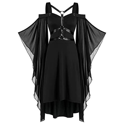 Vintage-Kleidung, mittelalterliche Renaissance, Gothic, Halloween, Steampunk, Damen, Chiffon, Damenkostüm, Ärmel, Vintage, dunkles Kostüm für Damen, mittelalterliche Spitze, kurzes Halloween-Kostüm, Vintage-Kleidung, mittelalterliche Renaissance, Gothic, Halloween, Steampunk, Damen, Chiffon, Damenkostüm, Ärmel, Vintage, dunkles Kostüm für Damen, mittelalterliche Spitze, kurzes Halloween-Kostüm, von Ninedayx