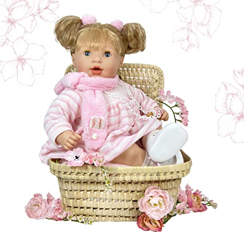 Nines d'Onil 1574 - Babypuppen - Claudia präsentiert in einem schönen karton. Qualität und Design unterstreichen ihre Gesten eines echten Babys von Nines Artesanals d'Onil