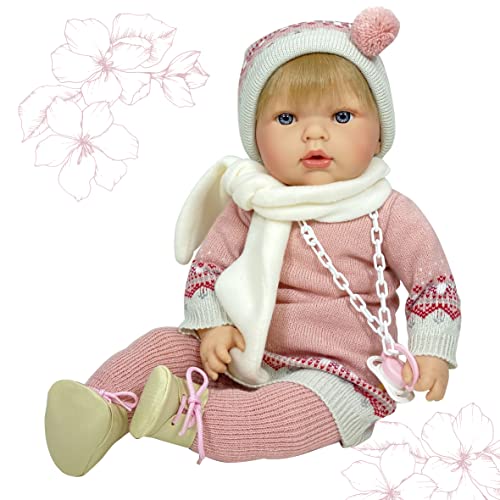 Nines Artesanals d'Onil - Tita, Babypuppe mit Schnuller (1080), Sortiment An Farben Nines Artesanals d'Onil - Tita, Babypuppe mit Schnuller (1080), Sortiment An Farben von Nines d´Onil