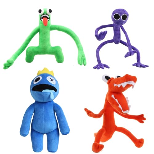 4 Stück Regenbogen Freunde Plüschspielzeug Neue Spiele Niedliche Stoffpuppe Bestes Geschenk für Jungen und Mädchen zu Halloween Thanksgiving und Spielliebhaber 4 Stück Regenbogen Freunde Plüschspielzeug Neue Spiele Niedliche Stoffpuppe Bestes Geschenk für Jungen und Mädchen zu Halloween Thanksgiving und Spielliebhaber von Ninesun