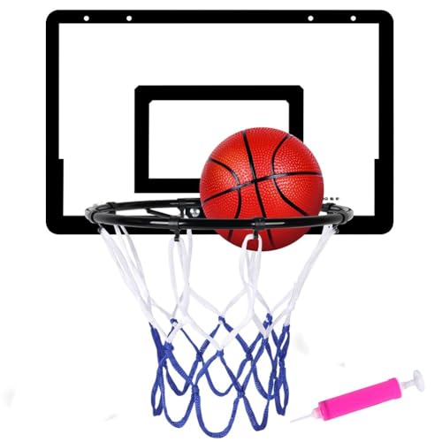 Basketballkorb für Kinder, Mini-Basketballspiel, 40 x 26 cm, Mini-Panel, Spielzeug, Basketballkorb im Büro, Schlafzimmer, Garten, Geschenk für Jungen und Mädchen Basketballkorb für Kinder, Mini-Basketballspiel, 40 x 26 cm, Mini-Panel, Spielzeug, Basketballkorb im Büro, Schlafzimmer, Garten, Geschenk für Jungen und Mädchen von Ninesun
