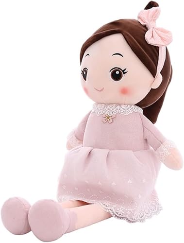 Exquisite handgefertigte niedliche Stoffpuppe, Schlafspielzeug für Mädchen weiches Stoffpuppe Kissen Raumdekoration Geschenke von Ninesun