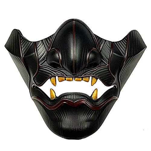 Ninesun Halbgesichtsdecke, Samurai-Spielfigur, Cosplay-Zubehör für Anime-Ausstellung und Mottoparty und Bühnenauftritte und Halloween Ninesun Halbgesichtsdecke, Samurai-Spielfigur, Cosplay-Zubehör für Anime-Ausstellung und Mottoparty und Bühnenauftritte und Halloween von Ninesun