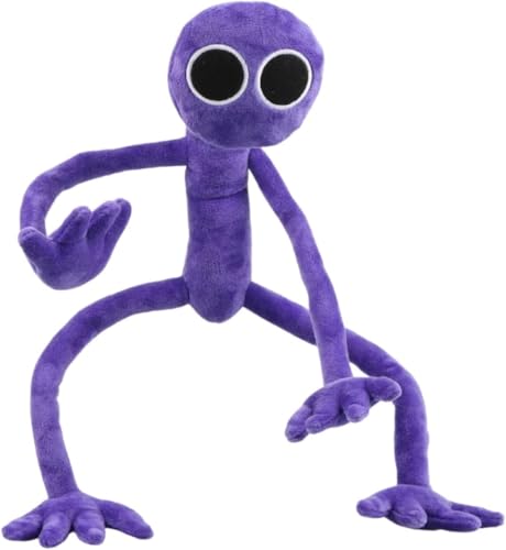 Rainbow Friends Plüschspielzeug Neue Spiele Süße Stoffpuppe Das beste Geschenk für Jungen und Mädchen zu Halloween Thanksgiving und Spielliebhaber (Lila) von Ninesun