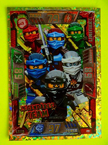 Lego Ninjago Serie 2 Trading Card Game - LE10 Legendäres Team - Limitierte Auflage von Ninjago 2