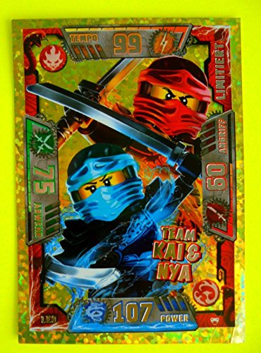Lego Ninjago Serie 2 Trading Card Game - LE9 Team Kai & NYA - Limitierte Auflage von Ninjago 2