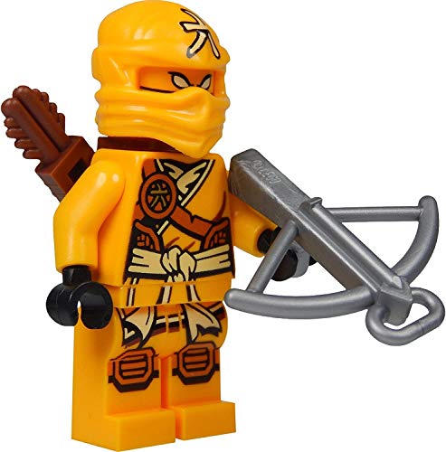 LEGO Ninjago: Minifigur Skylor (gelber Ninja) mit Pfeilköcher und Armbrust NEUHEIT 2015 von LEGO
