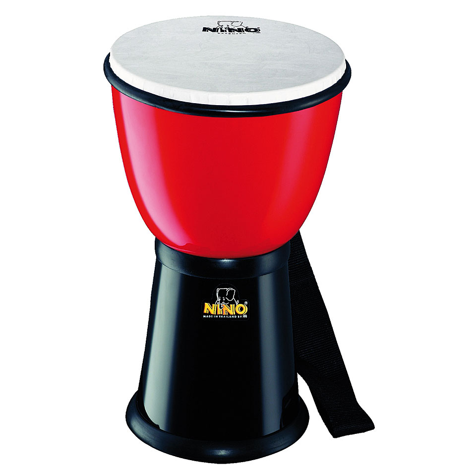 Nino 18R/BK Red Black Djembe von Nino