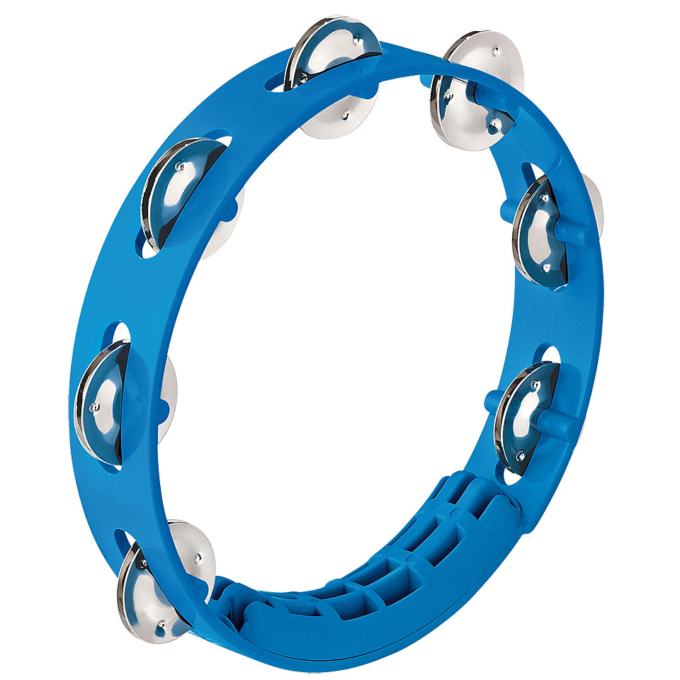 Nino 8" Sky-Blue ABS Compact Tambourine Tambourin von Nino