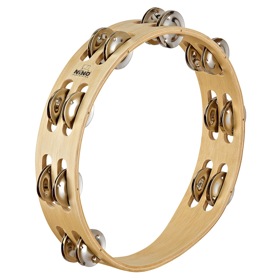 Nino 10" Wood Tambourine NINO15 Tambourin Nino 10" Wood Tambourine NINO15 Tambourin von Nino