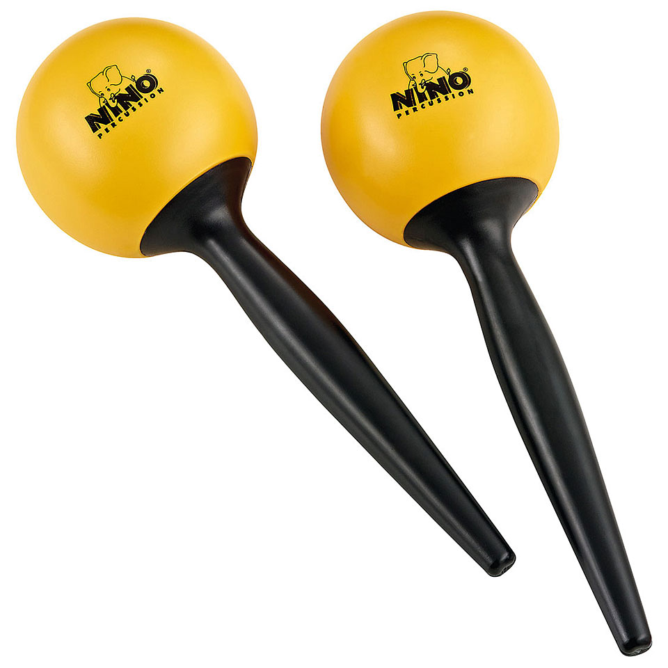 Nino NINO582Y Plastic Maracas Yellow Maracas Nino NINO582Y Plastic Maracas Yellow Maracas von Nino