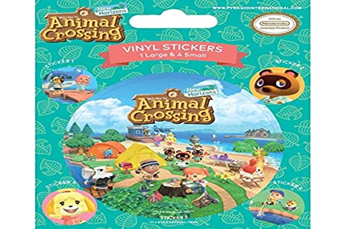 Animal Crossing - Aufkleber Island Antics, Vinyl 5er-Pack (Einheitsgröße) (Bunt) von Nintendo