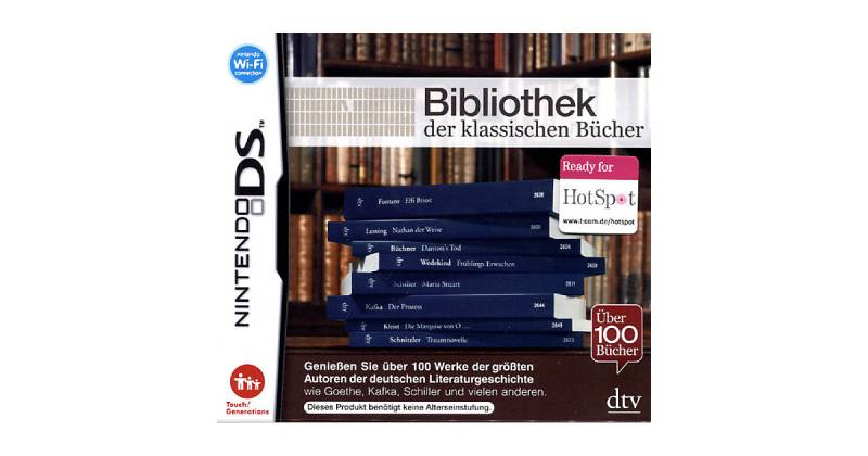 NDS Bibliothek der klassichen Bücher von Nintendo