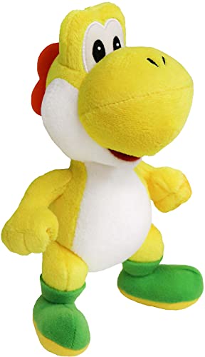 Nintendo 41018i Plüschfiguren Film Yoshi stehend Plüsch, Gelb 20 cm von Nintendo