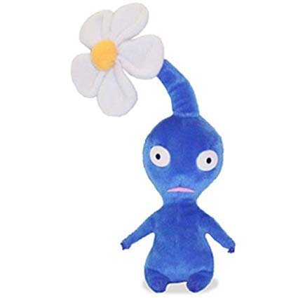 Nintendo Blauer Pikmin Plüschtier, 18 cm, offizielles San-Ei-Lizenzprodukt von Nintendo