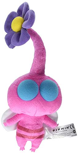 Nintendo Pinker Pikmin Plüschtier, 17 cm, offizielles San-Ei-Lizenzprodukt von Nintendo