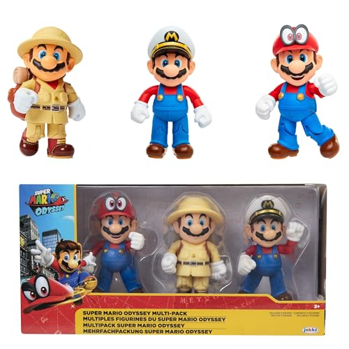Nintendo SUPER MARIO 406534 Odyssey 3er Pack, 10 cm von Super Mario