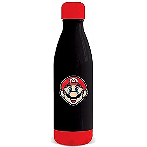 Super Mario 12254 Nintendo Film Black Bottle, Schwarz, Rot von Super Mario