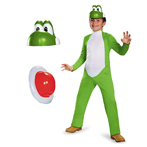 Nintendo Super Mario Yoshi Kinder Deluxe Kostüme Jungen Videospiele Charakter Outfits - Groß von Nintendo