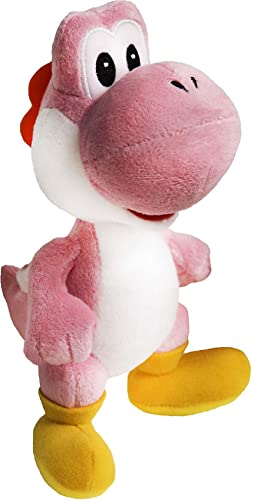 Nintendo Yoshi stehend Plüsch pink, 20 cm Yoshi Plüschfiguren von Nintendo