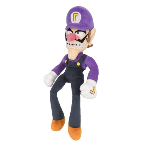 Super Mario ALLSTAR COLLECTION 09 Stofftier Kuscheltier Plüsch Figur Plüschtier: Waluigi 34 cm (S) von Nintendo