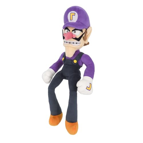 Super Mario ALLSTAR COLLECTION 09 Stofftier Kuscheltier Plüsch Figur Plüschtier: Waluigi 34 cm (S) von Sanei