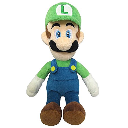 Super Mario - Offiziell Lizenzierte Nintendo Luigi Plüschfigur, 20 cm, grün von Nintendo