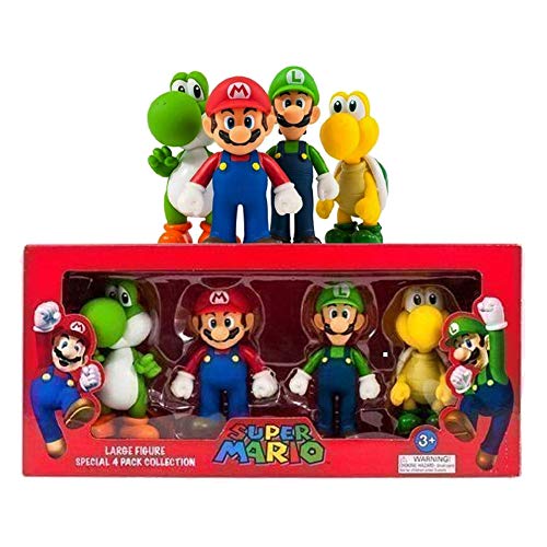 Super Mario groß 4 Figur Sammlung Paket von Nintendo