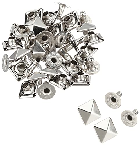 F3-203 Sumibyo (Stollen) Pyramide 10mm Nickel 20 Stuck [22] von Giappone Himobotan commercio