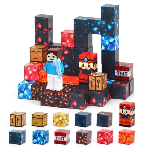 Nirecu Magnetische Bausteine Kinder,Magnetbausteine Spielzeug,Magnetische Blöcke Spiel Set,Kleinkindspielzeug Geburtstag Geschenke für Jungen und Mädchen ab 3 4 5 6 7 8 Jahren Nirecu Magnetische Bausteine Kinder,Magnetbausteine Spielzeug,Magnetische Blöcke Spiel Set,Kleinkindspielzeug Geburtstag Geschenke für Jungen und Mädchen ab 3 4 5 6 7 8 Jahren von Nirecu