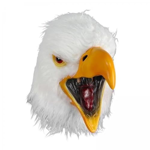 Nishiyuenyi 2 X Adlermaske, Neuartige Adlerkopfmaske, Realistischer Kopfschmuck, Adlervogel, Cosplay Requisiten, Falkenmasken für Halloween, Cosplay, Maskerade, K von Nishiyuenyi