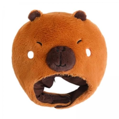 Nishiyuenyi 2 X Capybara Kopfbedeckung, Plüsch Tiermütze, Foto Requisiten, Lustige Wintermütze, Kostüm Kopfschmuck, Kopfbedeckung für Bühnenauftritte Und Festival Nishiyuenyi 2 X Capybara Kopfbedeckung, Plüsch Tiermütze, Foto Requisiten, Lustige Wintermütze, Kostüm Kopfschmuck, Kopfbedeckung für Bühnenauftritte Und Festival von Nishiyuenyi