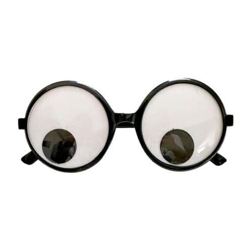 Nishiyuenyi 2 X Halloween Brille, Niedliche, Amüsante Wackelaugen Brille für Bühnenauftritte Nishiyuenyi 2 X Halloween Brille, Niedliche, Amüsante Wackelaugen Brille für Bühnenauftritte von Nishiyuenyi