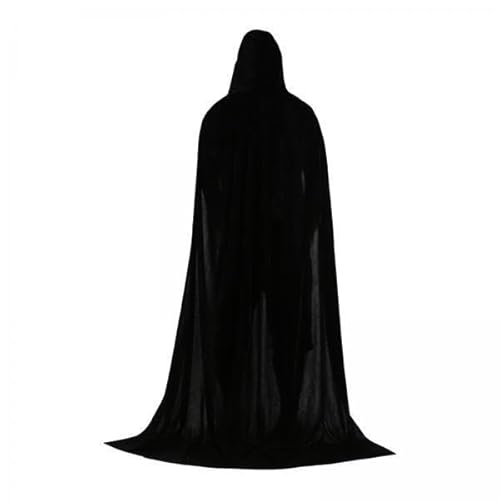 Nishiyuenyi 2 X Halloween Umhang mit Kapuze Aus Samt für Kinder, Teufelskostüm, Handwäsche, Langlebig, Weich Und Anschmiegsam, Zauberer Outfit für Ausgefal von Nishiyuenyi